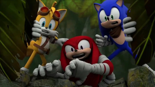 the cast of Sonic Boom