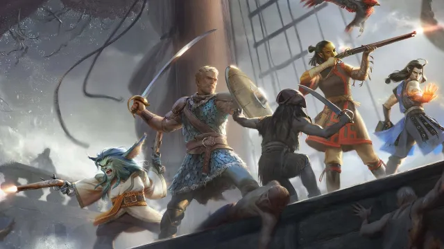 main cast from Pillars Of Eternity